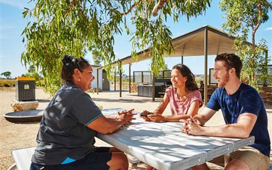 Mimbi Caves Campground, Accommodation in Mueller Ranges