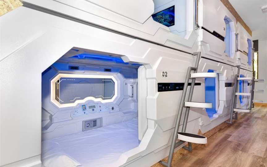 The SpaceQ Capsule Hotel, Haymarket, NSW