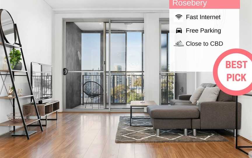 Rosebery Free Parking+Own Rooftop Terrace | 3 Beds, Rosebery, NSW