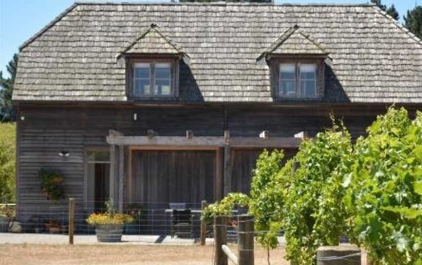 Cedar Barn at DDOG Vineyard, Hawkesbury, New Zealand