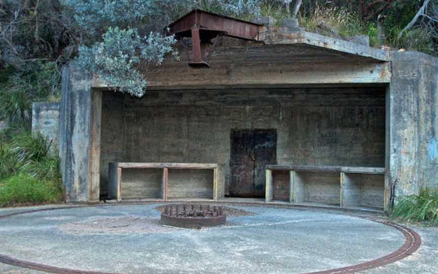 World War II gun emplacements, Shoal Bay, NSW