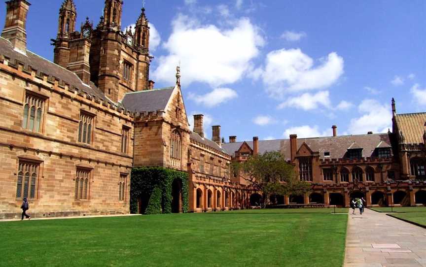 University of Sydney Quadrangle Clocktower, Tourist attractions in Camperdown