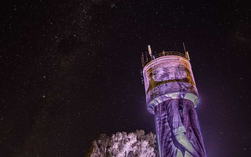 Charleville Water Tower @ night