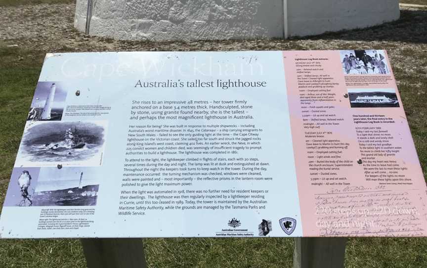 Cape Wickham Lighthouse, Wickham, TAS