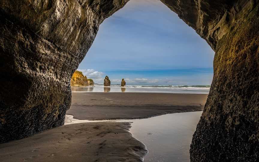 The Three Sisters, Tongaporutu, New Zealand