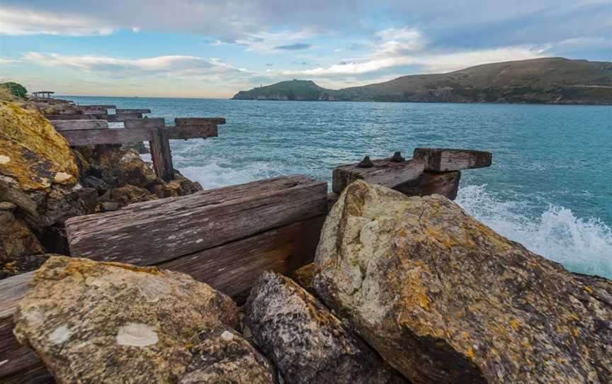 The Mole (sea wall), Portobello, New Zealand