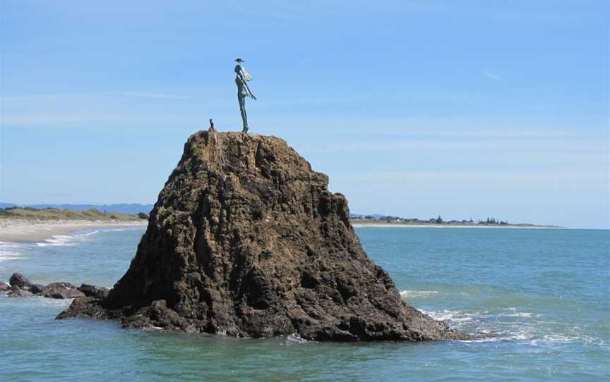 Wairaka Statue, Turuturu Roimata, Whakatane Heads, Coastlands, New Zealand