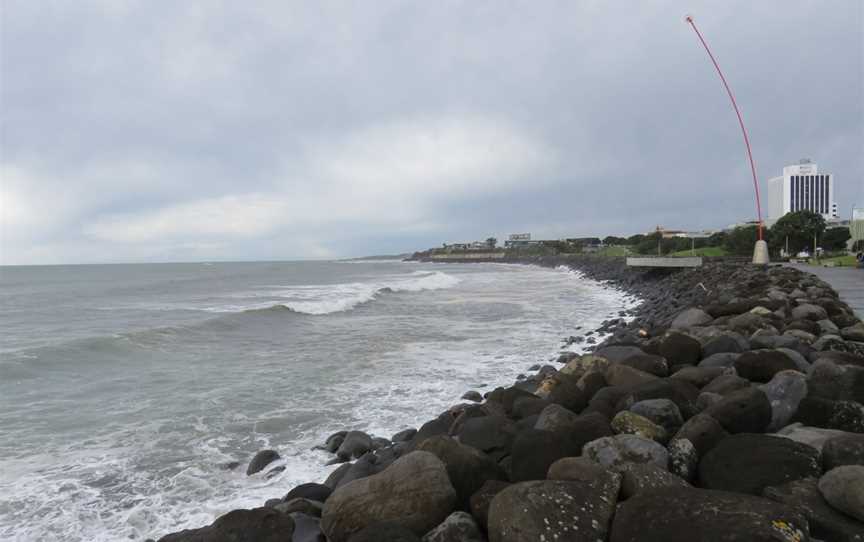 New Plymouth Coastal Walkway, Port Taranaki, New Zealand