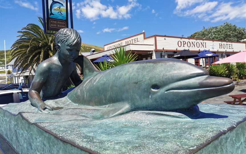 Opo the dolphin, Opononi, New Zealand