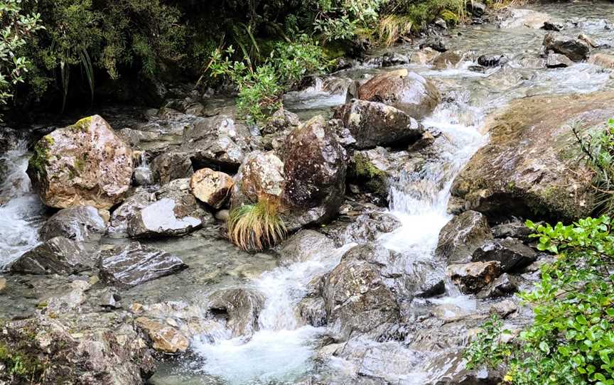 Avalanche Creek Waterfall, Arthur's Pass, New Zealand