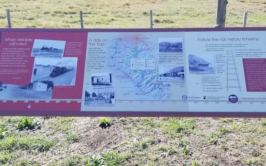 Little River Rail Trail (start of Section 5), Motukarara, New Zealand