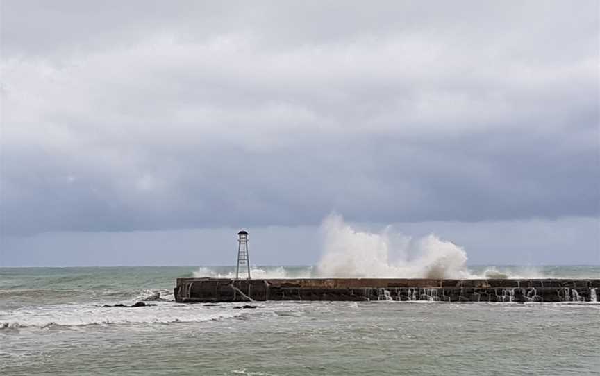 Oamaru Breakwater, South Hill, New Zealand