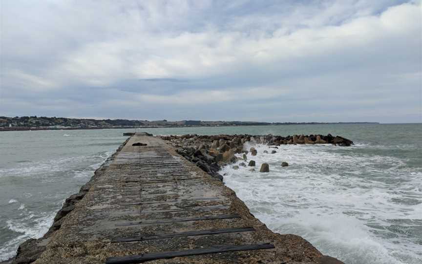 Oamaru Breakwater, South Hill, New Zealand