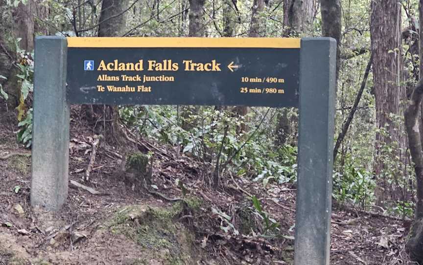 Acland Falls, Mackenzie Region, New Zealand