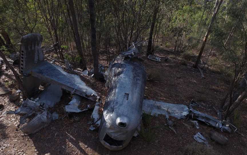 1945 crash site of Beautiful Betsy, Kroombit Tops, Valentine Plains, QLD