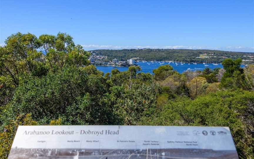 Arabanoo lookout at Dobroyd Head, Balgowlah Heights, NSW