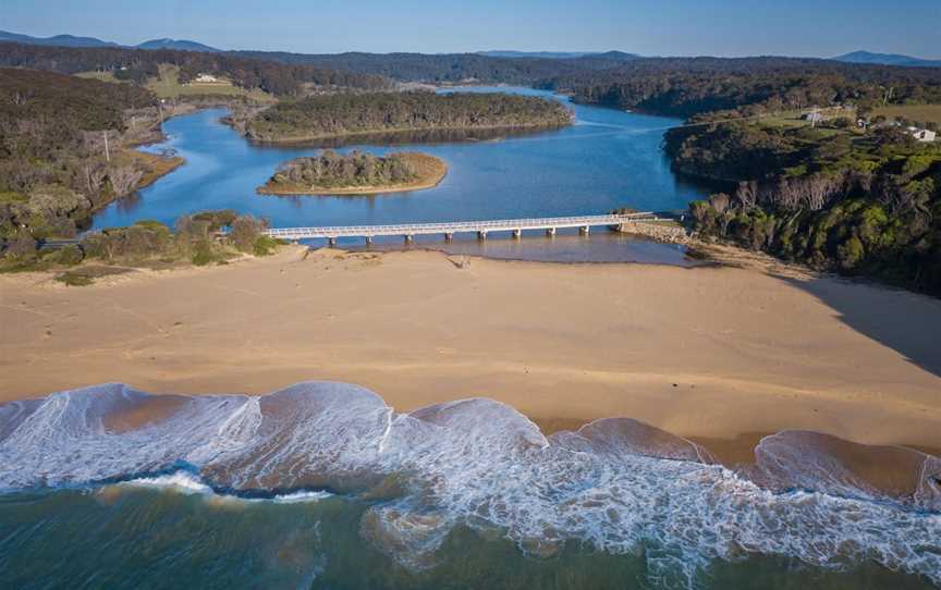 Cuttagee Beach and Lake, Bermagui, NSW