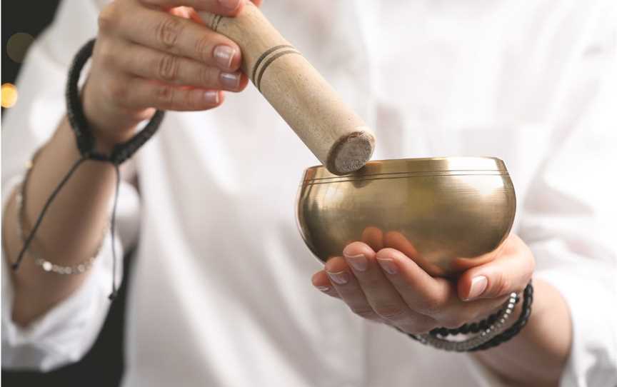 Tibetan singing bowl for sound massage