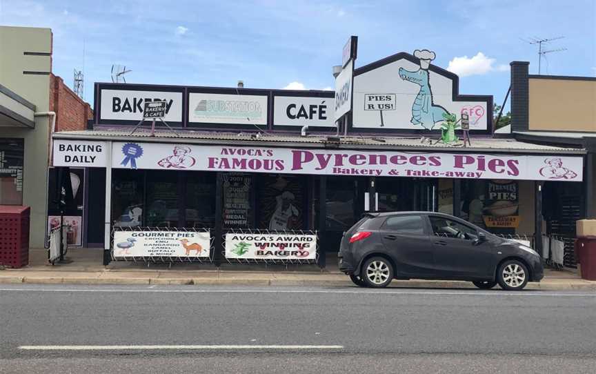 Pyrenees Pies & Takeaway, Avoca, VIC