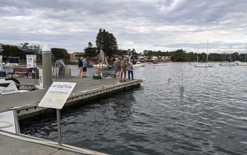 The Boat Shed Cafe on Soldiers Point Marina, Soldiers Point, NSW