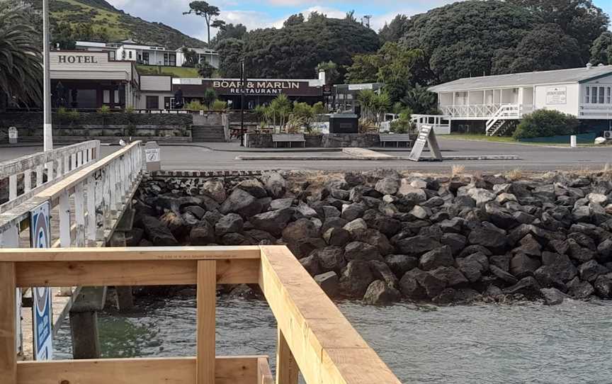 Boar and marlin restaurant, Opononi, New Zealand