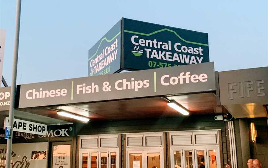 Central coast takeaway, Mount Maunganui, New Zealand