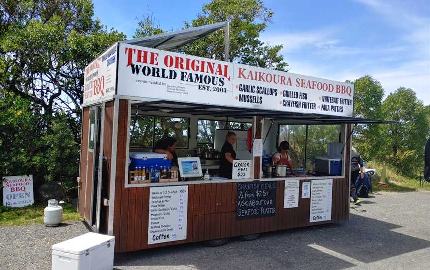 Kaikoura Seafood BBQ Kiosk, Kaikoura Peninsula, New Zealand