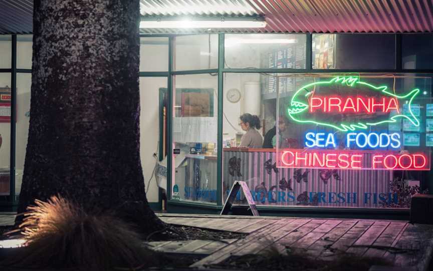 Piranha Seafoods, Eastbourne, New Zealand