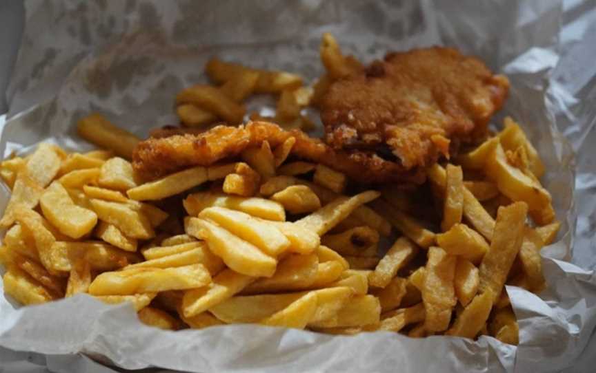 Radley Street Fish And Chips Shop, Woolston, New Zealand