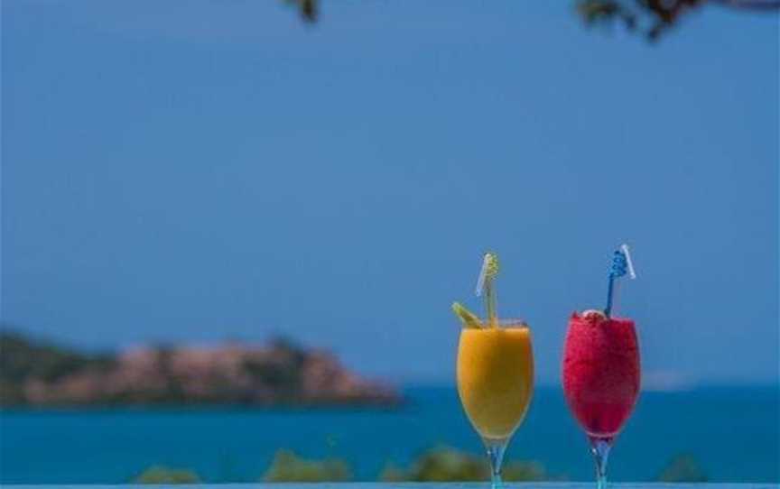 View from the restaurant and pool area at Cygnet Bay