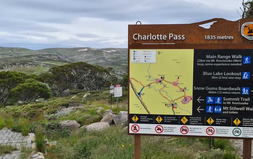 Charlotte Pass lookout, Charlotte Pass, NSW