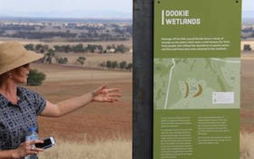 Rock Correa Interpretive Walking Track at Tallis Wine, Dookie, VIC