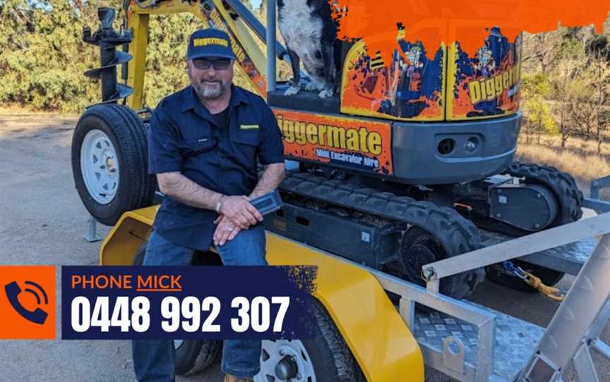 Diggermate Mini Excavator Hire Bega, Business directory in Bega