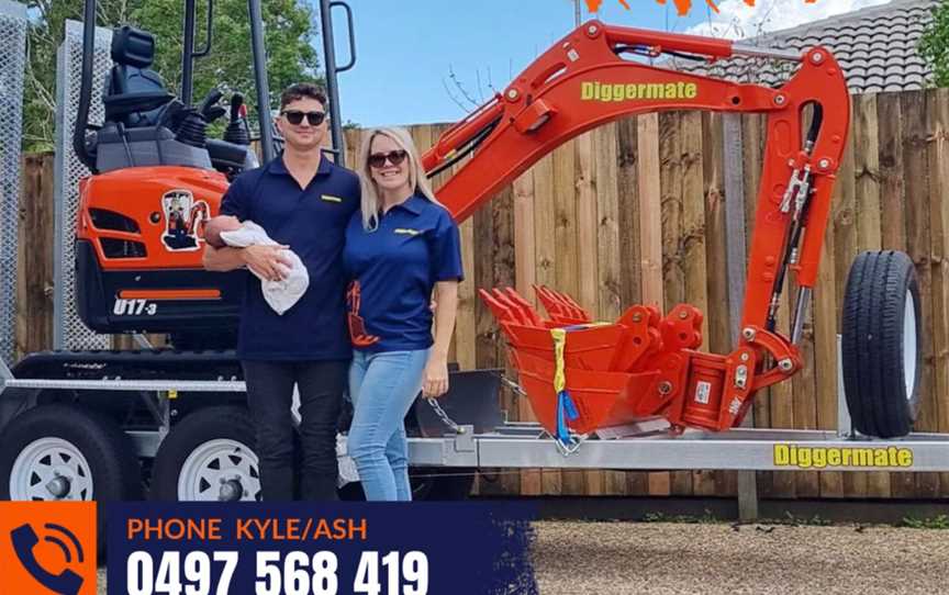 Diggermate Mini Excavator Hire Birkdale, Business directory in Birkdale