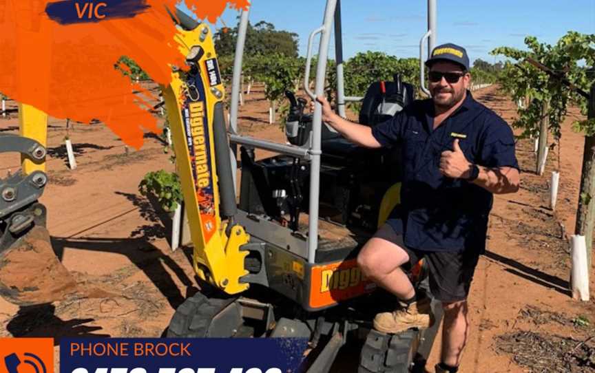 Diggermate Mini Excavator Hire Mildura, Business directory in Mildura