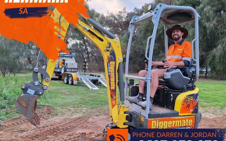 Diggermate Mini Excavator Hire Renmark, Business directory in Renmark-Suburb