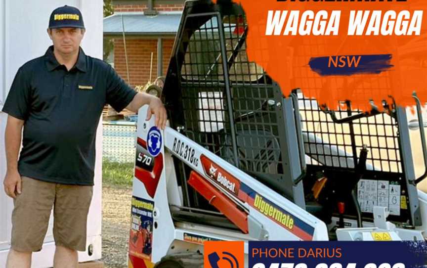 Diggermate Mini Excavator Hire Wagga Wagga, Business directory in Wagga Wagga