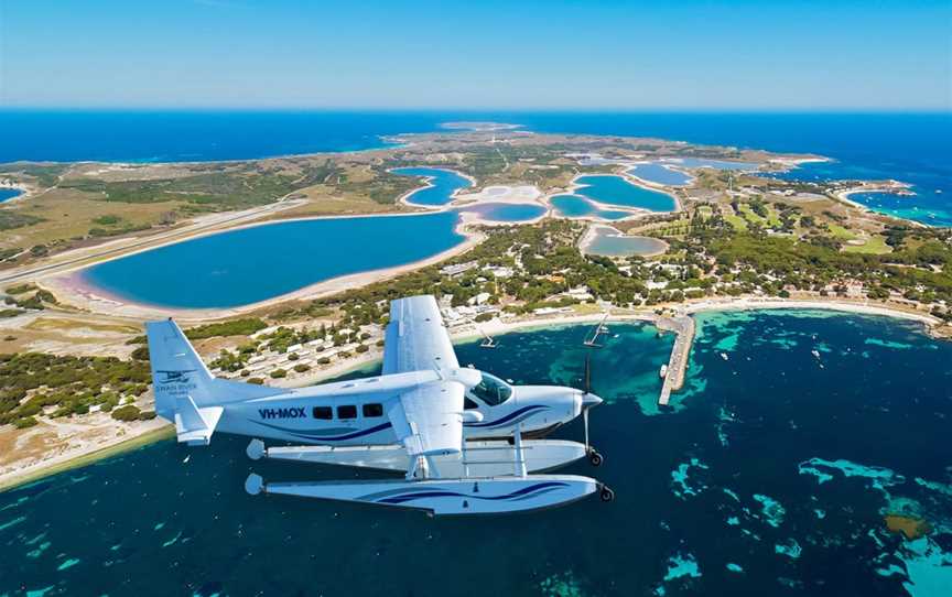 Seaplane over Rottnest Island