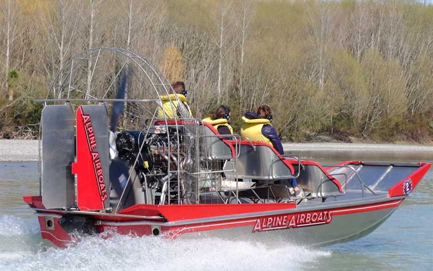 Alpine Jet Thrills -Braided Shallows, Springfield, New Zealand