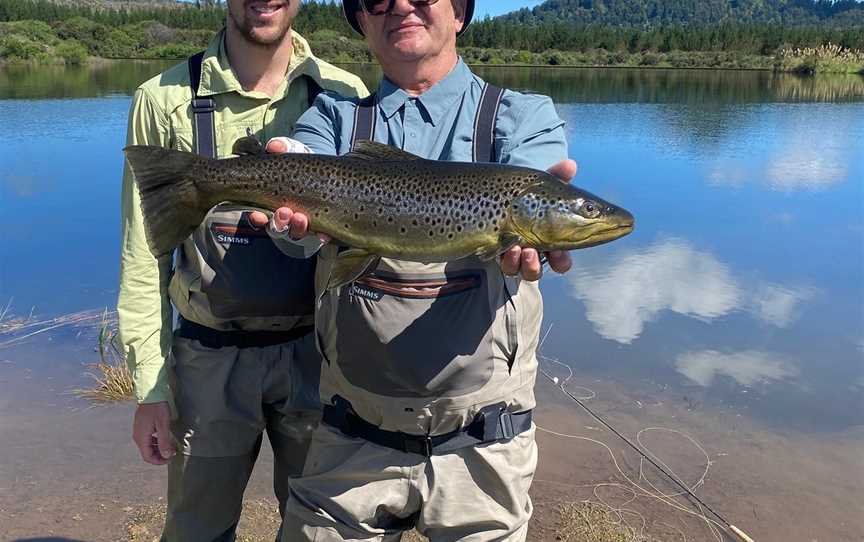 Andrew Christmas Professional Trout Fishing Guided Tour, Taupo, New Zealand