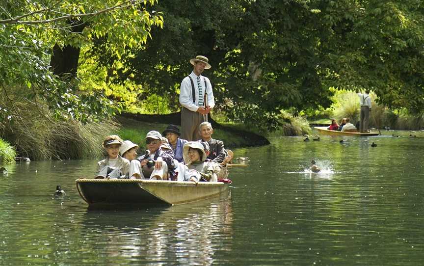 Punting on the Avon, Christchurch, New Zealand