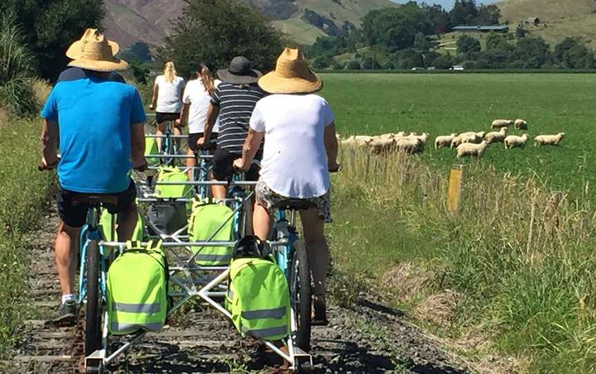 The Gisborne RailBike Adventure, Gisborne, New Zealand