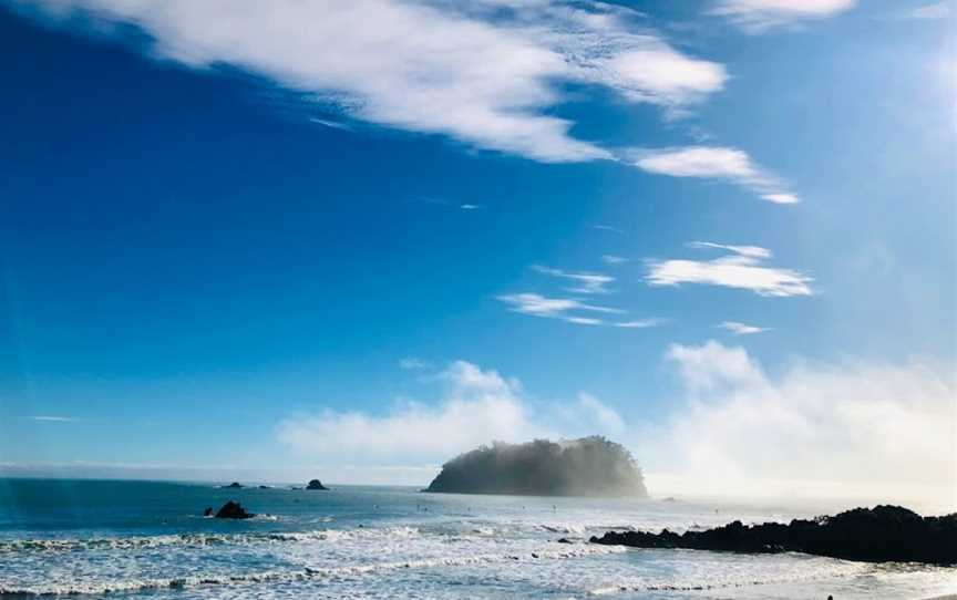 The location of our surf school in Mount Maunganui