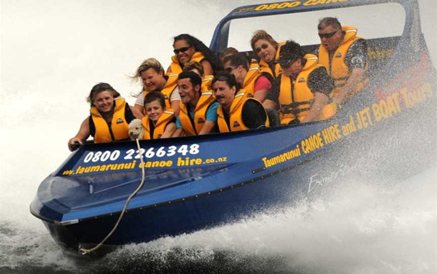 Taumarunui Canoe Hire & Jet Boat Tours, Hikumutu, New Zealand