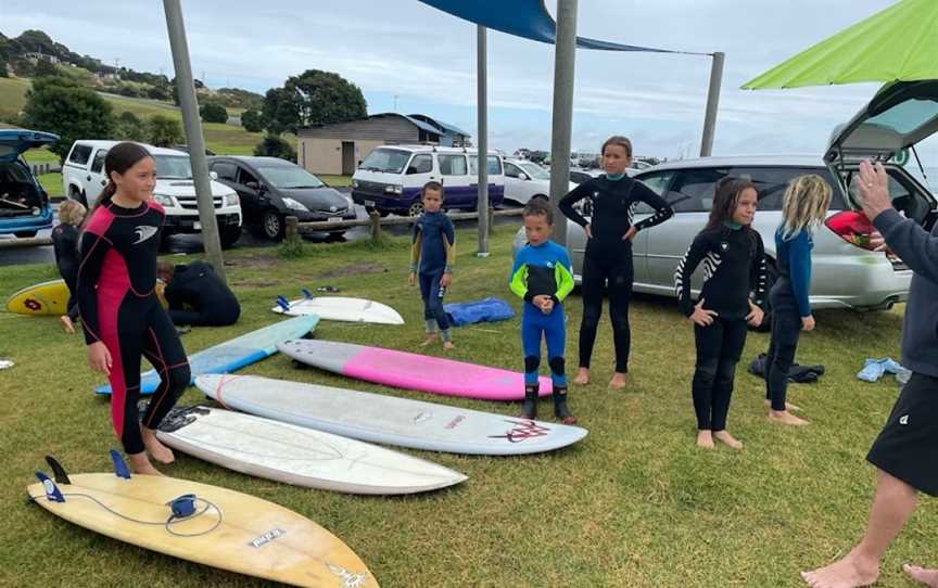 Tewhaanga waves, Raglan, New Zealand