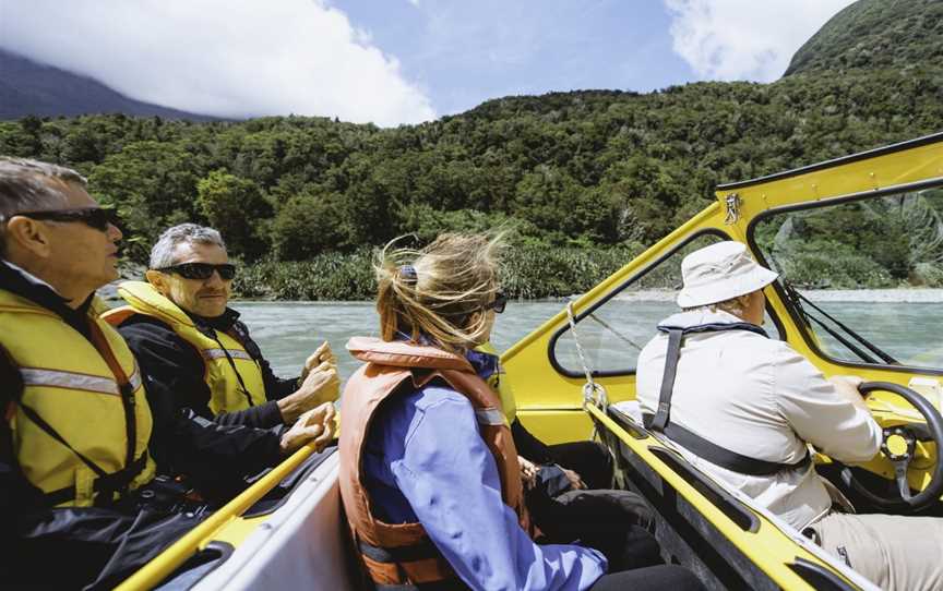 Waiatoto River Safari, Haast, New Zealand