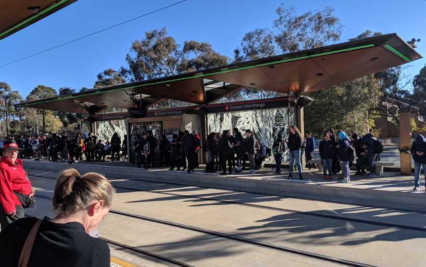 Dickson Interchange CCanberralightrail CAugust2019