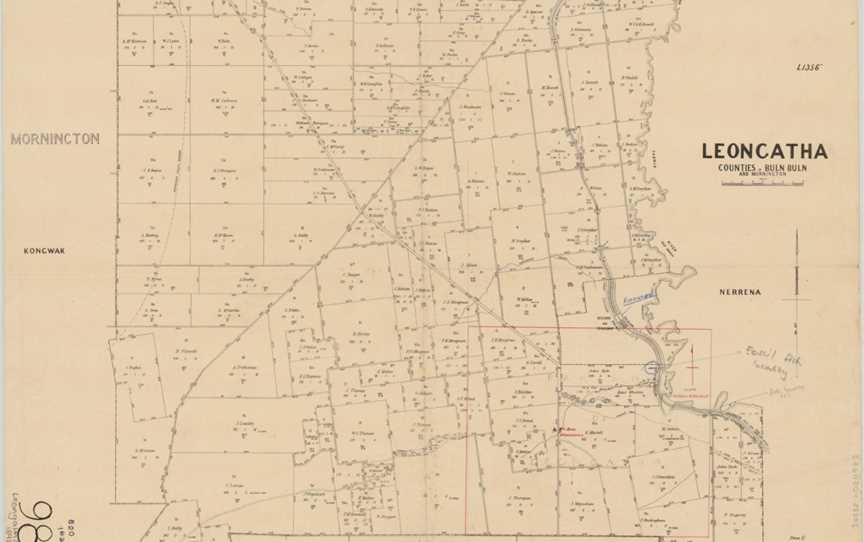 " Leongatha CCountiesof Buln Bulnand Mornington C" T.F.Mc Gauran CDepartmentof Crown Landsand Survey CMelbourne C1892( State Library Victoria)