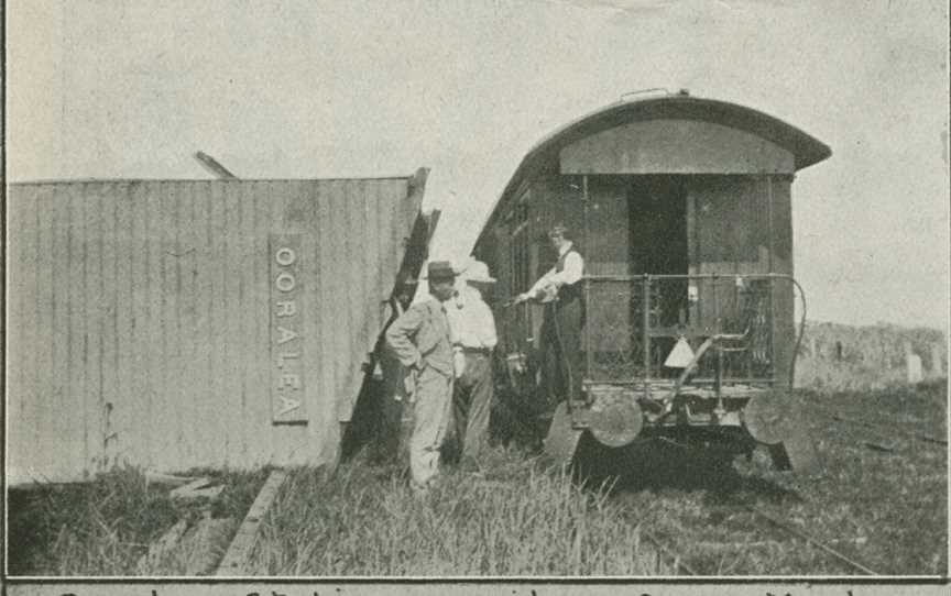 Ooraleastation C3milesfrom Mackay Coverturnedbycyclone C16 March1918