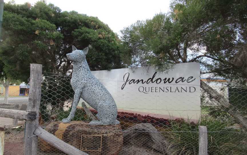 Dingostatue CJandowae CQueensland